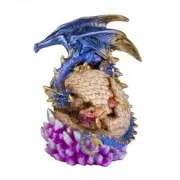 Dragons on Egg with crystal - Collectables Statue