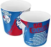 Western Bulldogs AFL Lenticular Snack Cereal Chip Bowl with Team Song