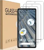 [HEYUS] [3 Pack] for Google Pixel 7A 2023, Pixel 6A Screen Protector Glass Film, Case Friendly (Easy Install) Tempered Glass Screen Protector for Google Pixel 7A /Pixel 6A