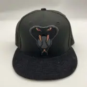 Arizona Diamondbacks Snakehead Logo New Era 59FIFTY MLB Corduroy Cap Hat 7 1/2