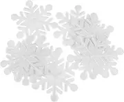 SHINEOFI 10pcs Snowflake Embroidered Patches Iron Appliques for Clothing Jackets Backpacks and Hats Festive Winter DIY Accessories Enhance Your Christmas Spirit with Elegant