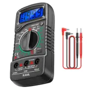 1Pc Digital Multimeter Voltmeter Ammeter Ohmmeter Volt AC DC Tester Leads Meter