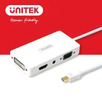 在飛比找momo購物網優惠-【UNITEK】Mini DisplayPort轉HDMI 