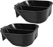 Beaupretty Hair Dye Tools Set 2 Large Mixing Bowls with Dividers Measuring Cup Stain-Resistant for Salon Home Hair Coloring
