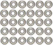 30pcs 608zz Ball Bearings,metal Double Shielded Speed Bearings Quality Ball Bearings For Skateboard,longboard