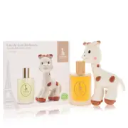 Sophie La Girafe Eau de Soin Parfumee by Sophie La Girafe Gift Set -- 3.4 oz Scented Skincare Water (Alcohol-Free) + 1 Sophie La Girafe Soft Toy for Women