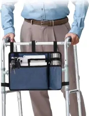 Supregear Accessories Bag for Walker, Wheelchair, Rollator - Walker Basket Bag W