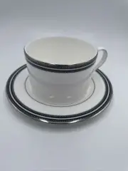 Kate Spade Lenox Cup & Saucer Union Street Tea Cup, Coffee Cup Bone China
