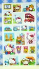 【震撼精品百貨】Hello Kitty 凱蒂貓 KITTY貼紙-太魯閣風景白 震撼日式精品百貨