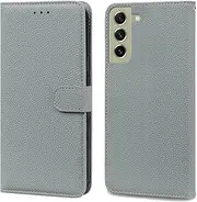 Compatible with Samsung Galaxy S20 FE 5G Flip Kickstand Cover,Compatible with Samsung Galaxy S20 FE 5G Wallet Magnetic Closure Case Grey