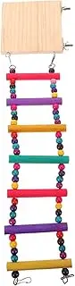 BESPORTBLE Parrot Platform Bird Toys Budgie Ladder Toy Wooden Budgie Training Ladder