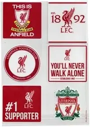 Liverpool FC You'll Never Walk Alone Stickers (UK Size: One Size) (Red/White)