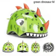 Kids Bike Helmet Ultra Light City Road Bicycle Helmet For Outdoor Sports Riding-Yvan Green Dinosaur