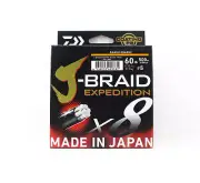 Daiwa P.E Line J Braid Expedition X8 500m 60lb Smash Orange (3781)