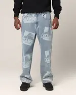 [X-LARGE] X-large Og Bull Denim 91 Pants Light Denim - Size 32 32 Light Denim