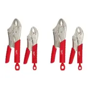 Torque Lock Curved Jaw Locking Pliers Set (4-Piece)