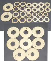 Model rocket centering rings parts model rocket motor mount plywood rings