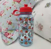 NEW STRAWBERRY SHORTCAKE BLUE WATER BEVERAGE BOTTLE