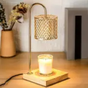 Candle Warmer Lamp for Jar Candles - Electric With 2 Bulbs, 2/4/8h Timer & 4 ...