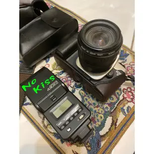 ［二手］底片相機 Canon EOS 50 含單眼鏡頭及閃光燈