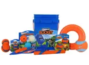 Chuckit! Bucket of Fetch Dog Toys – 11 Assorted Balls Storage Bucket FREE S&H!