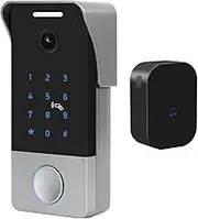Wireless Doorbell,Smart Video Door Phone,Password RFID Unlock,Alloy Call Panel,Outdoor Waterproof,RJ45 Connected