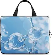 FHPCE Laptop Shoulder Bag Laptop Bag Computer Bag Light Blue Image Messenger Bag for Unisex