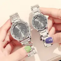 在飛比找Yahoo!奇摩拍賣優惠-熱銷 刻字七夕情侶手錶腕錶mike/米可男女學生手錶腕錶鋼帶