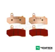 Newfren Full Front Brake Pad Set for Harley FLHXSE 1868 CVO Street Glide 2017-18