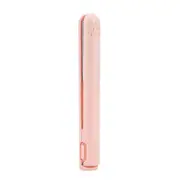 2-in-1 Mini Curling Wand Flat Iron Hair Dualglam Mini Dual-Purpose Curling Iron Pink