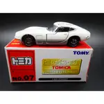 TOMICA EVENT MODEL NO.07  1星 TOYOTA 2000GT 白