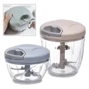 500/900ML Garlic Chopper Manual Rotate Vegetable Cutter Chopper Slicer Crusher