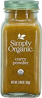Simply Organic Curry Powder Large Glass, 85g