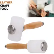T-Shaped Leather Carving Hammer Mallet Wooden Handle Punch Tool Nylon hammer
