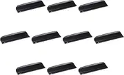 Set of 10 [A] Fuji Hot Towel Receptor, Full Black, 6.7 x 2.2 x 0.7 inches (17 x 5.7 x 1.9 cm) | Hot Towel Receptor, ABS Resin, Setomonohonpo