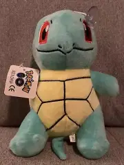 Squirtle Plush Pokemon GO 8" Inches Stuff Animal Window Suction Cup NEW WITH TAG