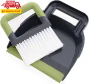 Mini Portable Dustpan and Brush Set with Soft Grip Handle - 21Cm X 19Cm X 3Cm –