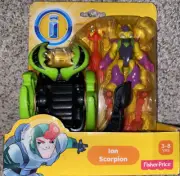 2013 MATTEL Fisher-Price Imaginext ION SCORPION Figure Toy Set Alien