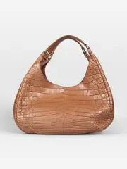 Brown Crocodile Campana Bag