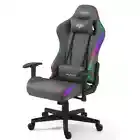 OVERDRIVE Gaming Chair, with Bluetooth Speakers, RGB LED Lights, Reclining Game