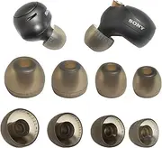 Luckvan Replacement Ear Tips for Sony Earbuds WF XBA MDR Series LinkBuds S/WF-C500/WF-C700N Earbuds Tips for Sony WF-1000XM5/WF-1000XM4/1000XM3, 4 Pairs