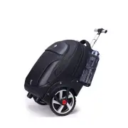 Waterproof Rolling Backpack, Backpack with Wheels for Business and Travel Com...