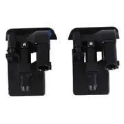2X New Windshield Washer Sprayer Nozzle Windscreen Nozzle Jet 61667183343 for -BMW X1 E84 / X6 E71 E Black