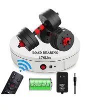 Jayegt Electric Wired Motorized Rotating Display Stand Turntable 176Lbs Load