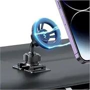 PROfezzion 360°Adjustable MagSafe Car Mount for Dashboard, Super Strong Magnetic Car Phone Holder for iPhone 15 14 13 12 Pro Max Plus Mini & MagSafe Case [MagSafe Ring Included for All Smartphones]