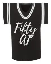 Fifty AF Holder Can & Bottle Insulated Beverage Cooler Bday Group Birthday Party
