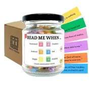 Read Me When Bible Verses Jar,Christian Gifts for Women, Verse Jar,...