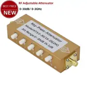 0-3GHz RF 0-30dB Adjustable Attenuator Digital Step RF Attenuator 2WSMA-KK tops