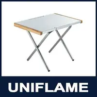在飛比找Hand Slide優惠-UNIFLAME｜折疊不鏽鋼小鋼桌 燒烤小邊桌 可置荷蘭鍋 