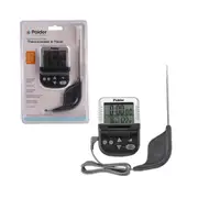 Polder Programmable Digital In Oven Thermometer Probe & Timer Temperature Gauge